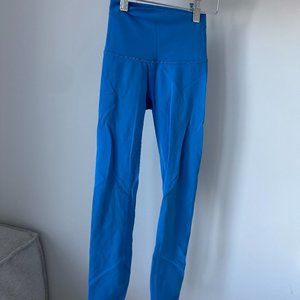Lululemon Wunder Train High-Rise Tight 25" in Blue Nile